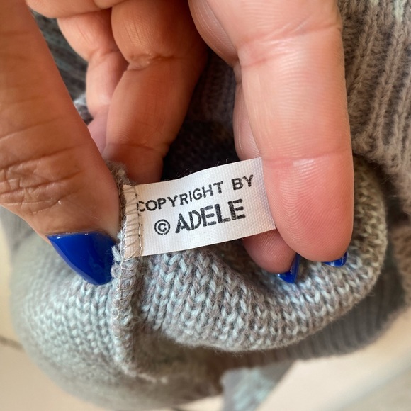 Vintage Adele Knitwear Teddy Bear All Over Print Sweater Medium - Picture 6 of 9